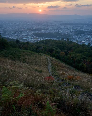 #大文字山 #火床 #夕日
#a7iv #sigma24mmf2dgdn